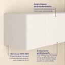 Ver imagem 7 de Ponte Modular Queen 100% MDF 4 Portas Orion CabeCasa MadeiraOriginals