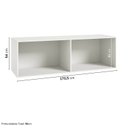 Ver imagem 4 de Ponte Planejada Queen 100% MDF 4 Portas Orion CabeCasa MadeiraOriginals Bege/Aveia/Linho