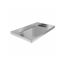 Ver imagem 1 de Bandeja de Aço Inoxidável para Hotel, Hospital, Buffet 50x15 - Inox