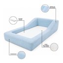 Ver imagem 4 de Cama Infantil Montessoriana a Vácuo Solteiro Colchão Brinde Bouclê Azul Bebê Montanaris Decor