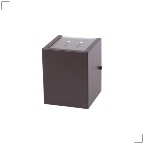 Arandela com Efeito 4 Fachos - Interna ou Externa:marrom