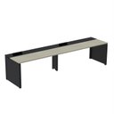 Ver imagem 2 de Mesa de Plataforma Simples para 2 Pessoas Corporativa 110x792/2p Pscpp110/792/2p