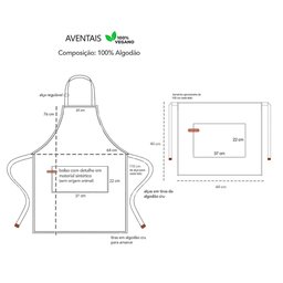 Avental Rosa e Cintura Cafeteria Sorveteria Salao Spa 2un - 4
