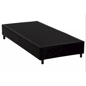 Cama Box Solteiro Sintético Loja Xerife Preto 40x88x188