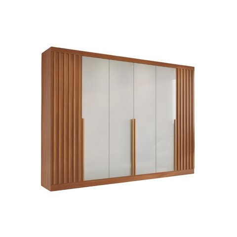 Guarda Roupa Master Ripado 2.40 , 100% MDF Bianchi Móveis