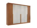 Ver imagem 1 de Guarda Roupa Master Ripado 2.40 , 100% MDF Bianchi Móveis
