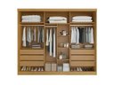 Ver imagem 2 de Guarda Roupa Master Ripado 2.40 , 100% MDF Bianchi Móveis