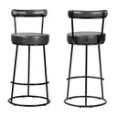 Ver imagem 3 de Kit 4 Banquetas Miami 96cm Couríssimo Preto - Salaone