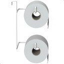 Ver imagem 3 de Porta Papel Higiênico Caixa Acoplada Suporte Branco Arm