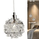 Ver imagem 2 de Pendente Luminaria Lustre 1L G9 de Cristal Transparente