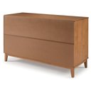 Ver imagem 7 de Cômoda Inari para Quarto Grande 6 Gavetas Madeira Maciça 134cm Caramelo Casavee