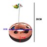 Brinquedo de Pet Gato Mola Ratinho Bola Guizo Brinquedo Interativo Animal de Estimaçao Seguro Lazer  - 6