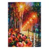 Quadro Decorativo Abstrato - Flores em Paris - 30x45cm - 1