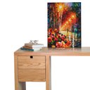 Ver imagem 2 de Quadro Decorativo Abstrato - Flores em Paris - 30x45cm