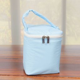 Bolsa Frasqueira Térmica 4,5 Litros Impermeável Azul Bebê - 2