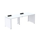 Ver imagem 1 de Mesa de Plataforma Simples para 2 Pessoas Corporativa 110x792/2P PSCPP110/792/2P Branco