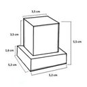 Ver imagem 7 de Acabamento Quadrado Registro Padrão Deca Volante Abs Dourado