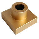 Ver imagem 5 de Acabamento Quadrado Registro Padrão Deca Volante Abs Dourado