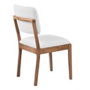 Ver imagem 5 de Kit 8 Cadeiras Decorativa Sala de Jantar Luxo Julia Facto Branco - Mozzelar
