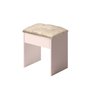 Banqueta Rosa em MDF Assento em Sued Camarim Potente - 1