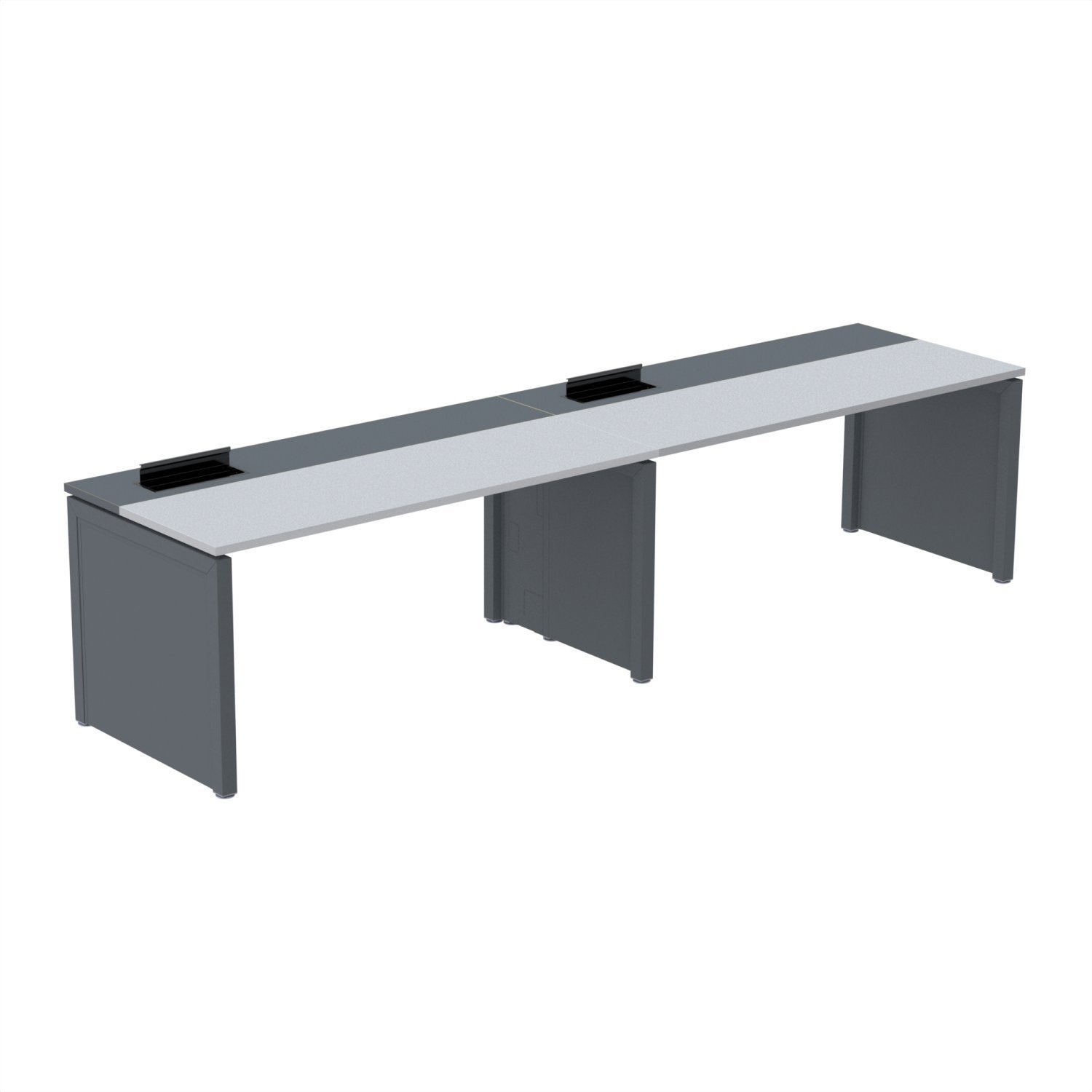 Mesa de Plataforma Simples para 2 Pessoas Corporativa 150x792/2p Pscpp150/792/2p - 2