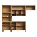 Ver imagem 3 de Armário de Cozinha Modulada com Balcão e Tampo 7 Portas 5 Gavetas Ágata 100% Mdf Vidro Reflecta Amên