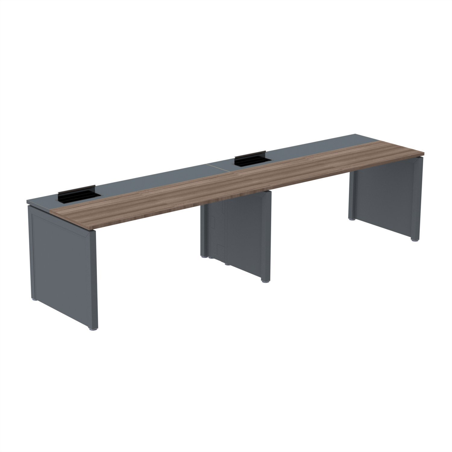 Mesa de Plataforma Simples para 2 Pessoas Corporativa 150x792/2p Pscpp150/792/2p - 2