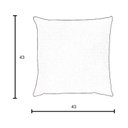 Ver imagem 7 de Kit 2 Capas Almofada Quadrada Bouclé 43x43 – Zíper Invisível, Texturizado