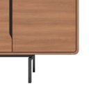 Ver imagem 5 de Buffet para Sala de Jantar 4 Portas Otto Espresso Móveis Marrom/Freijó/Preto