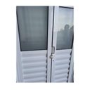 Ver imagem 4 de Porta Camarão com Vidro Alumínio Branco 210x70 Lado Direito Linha 25 Esmeralda
