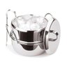Balde de Gelo Inox Conservação Térmica com Pinça Pegador 2,5 Litros Baldinho Bar Festa Cooler - 1