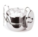 Ver imagem 1 de Balde de Gelo Inox Conservação Térmica com Pinça Pegador 2,5 Litros Baldinho Bar Festa Cooler