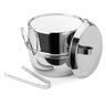 Balde de Gelo Inox Conservação Térmica com Pinça Pegador 2,5 Litros Baldinho Bar Festa Cooler - 6