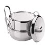 Balde de Gelo Inox Conservação Térmica com Pinça Pegador 2,5 Litros Baldinho Bar Festa Cooler - 3