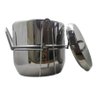 Balde de Gelo Inox Conservação Térmica com Pinça Pegador 2,5 Litros Baldinho Bar Festa Cooler - 7