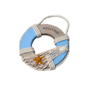 Ver imagem 3 de Adorno Enfeite Decorativo Boia de Madeira 16 Cm