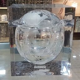 Balde de Gelo Acrílico Champanheira Transparente com Tampa - 11