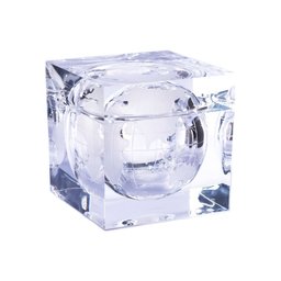 Balde de Gelo Acrílico Champanheira Transparente com Tampa - 4