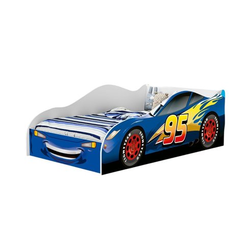Mini Cama Carro Infantil Juvenil Mcqueen Basoto Brasil
