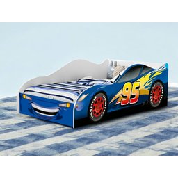 Mini Cama Carro Infantil Juvenil Mcqueen Basoto Brasil - 2