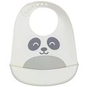 Ver imagem 2 de Babador em Silicone com Pega-migalhas Gumy Off White Buba