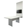 Conjunto Escritório Mesa de Reunião 1,80m Painel Tv Cz F5 - 3