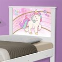 Ver imagem 4 de Cama Juvenil Menina Unicórnio 3 Opções - Branco