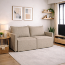 Ver imagem 1 de Sofá Cama Dubai Retratil e Reclinavel 3 Lugares em Linho Sofatec