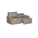 Ver imagem 2 de Sofá Cama Dubai Retratil e Reclinavel 3 Lugares em Linho Sofatec
