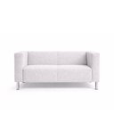 Ver imagem 5 de Sofá Perola 2 Lugares Kubo 153cm Bouclé Cinza - Sallar Home