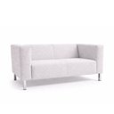 Ver imagem 1 de Sofá Perola 2 Lugares Kubo 153cm Bouclé Cinza - Sallar Home