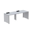 Ver imagem 1 de Mesa de Plataforma Simples para 2 Pessoas Corporativa 110x792/2P PSCPP110/792/2P Cinza