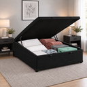 Ver imagem 3 de Cama Box Baú Airtech Casal Colchão de Molas Ensacadas Ortobom 138x188x60cm