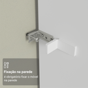 Ver mais imagens de Porta-Geladeira 73 cm 1 Porta Basculante Branco/Crema Vik Madesa